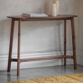 Modern Walnut Console Table – What WE Make