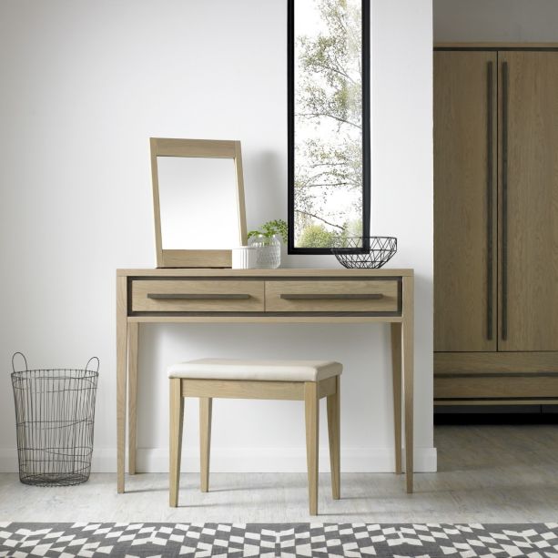 weathered oak dressing table