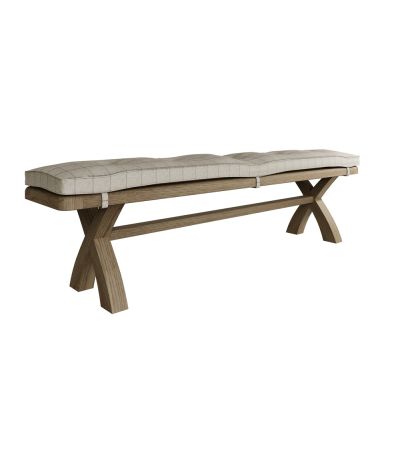 Hoeson 2.0m Cross Leg Dining Bench