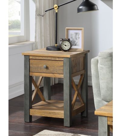 Urban Elegance Reclaimed Home Desk/Dressing Table - Office Furniture Direct